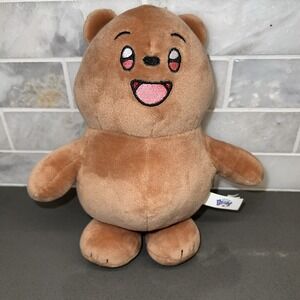 We Baby Bears Bare Plush 8" Brown Chibi Cartoon Network So SOFT Squishy doll Toy